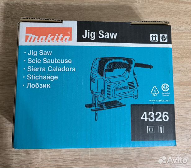 Электро лобзик makita 4326