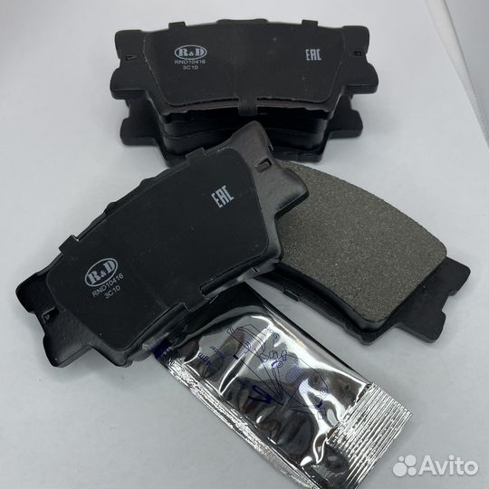 Тормозные колодки R&D toyota camry, RAV4