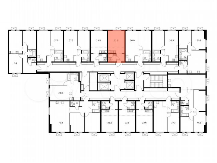 Квартира-студия, 23,7 м², 33/33 эт.