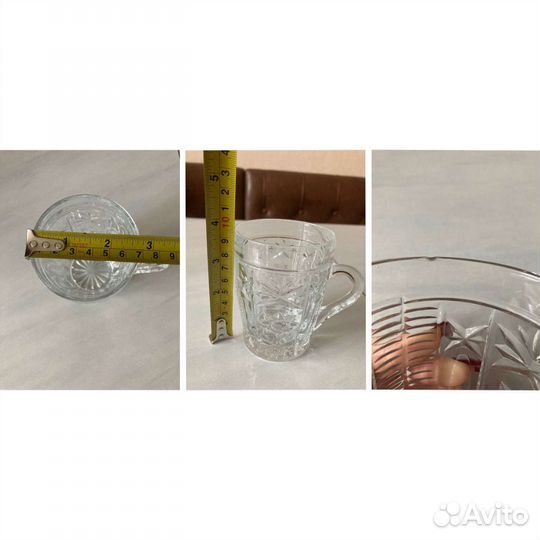 Хрустальные фужеры/рюмки/кружки СССР