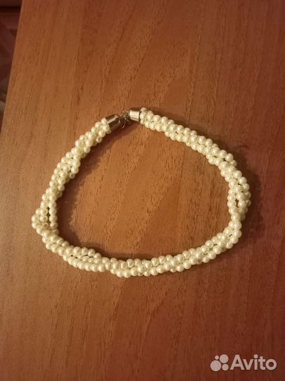 Чокер из натурального жемчуга