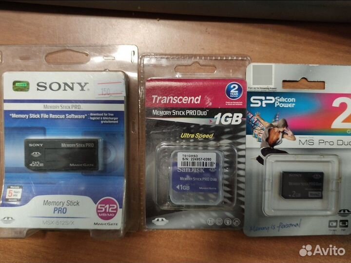 Memory stick pro duo, micro m2 до 4 gb
