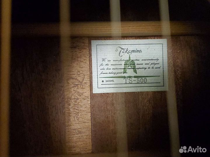 Акустическая гитара Takamin TS-500