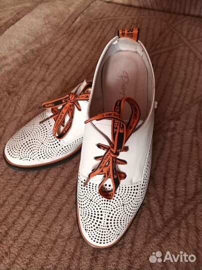 Полуботинки женские 36 размер натур.кожа