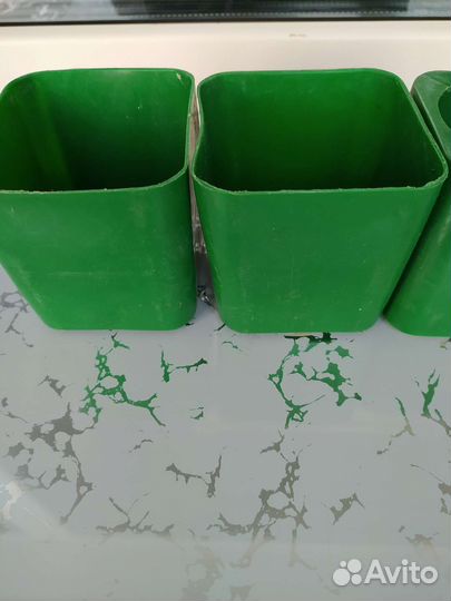Стаканы прочный толстый пластик, для рассады