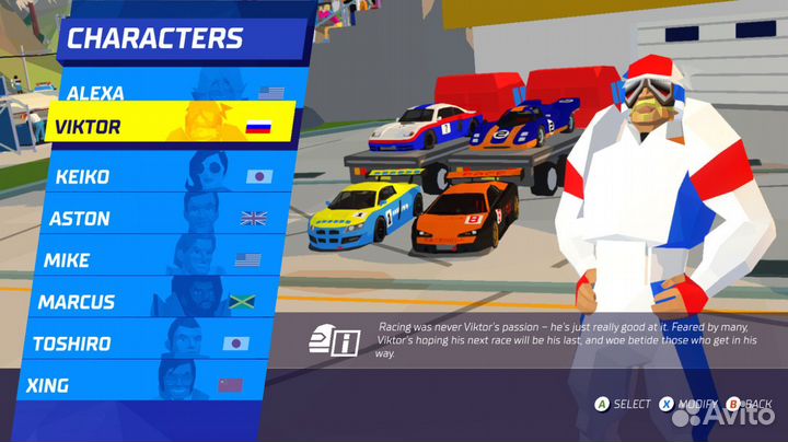 Hotshot Racing PS4, английская версия