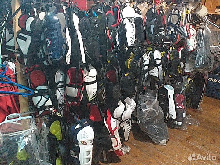 Щитки хокейные