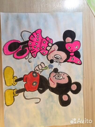 Рисунки карандашом и акварелью на заказ