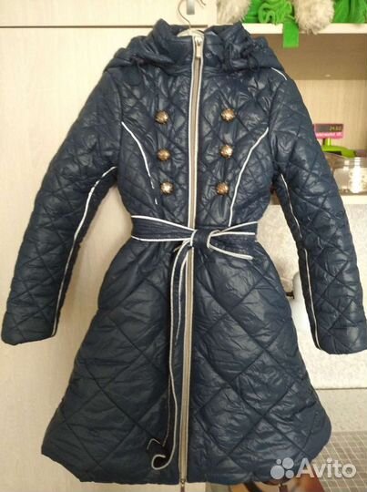Утепленый плащ для девочки