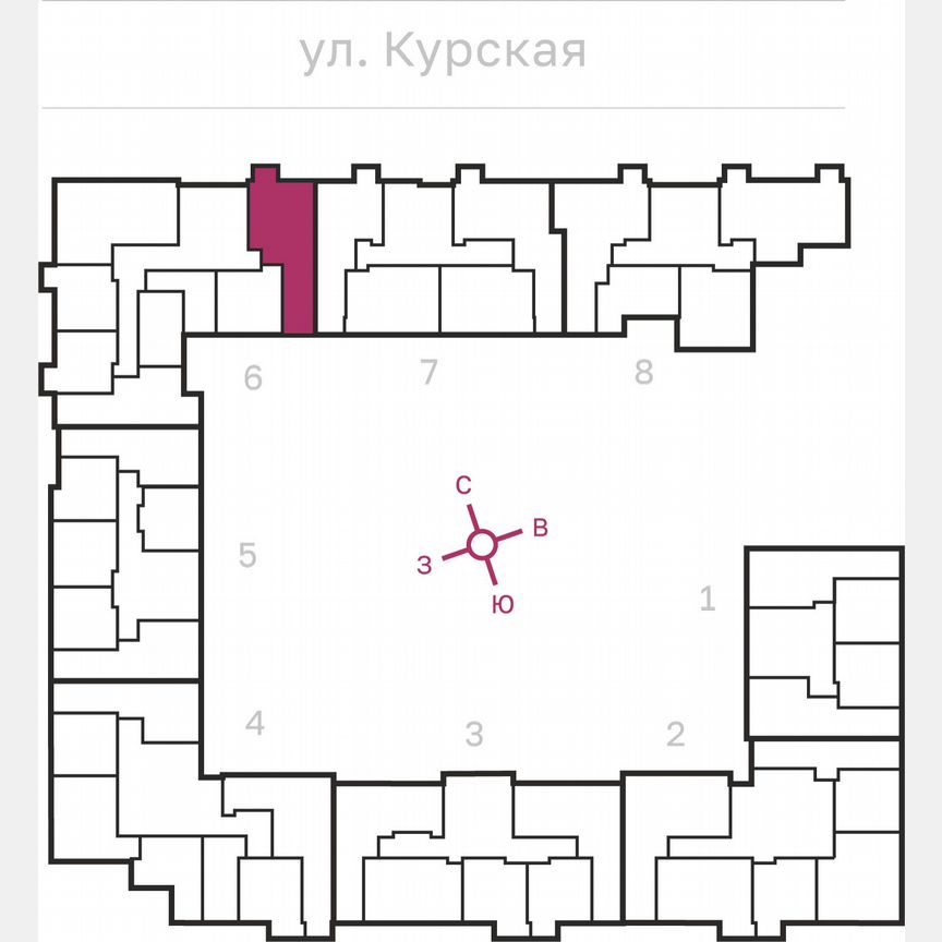 2-к. квартира, 69,7 м², 6/10 эт.