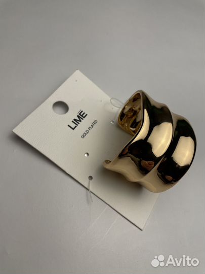 Браслет кафф Lime позолота новый