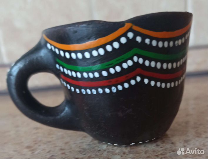 Чашка глиняная из Эфиопии