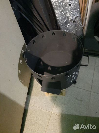 Печь под чугунный казан 22 литра без трубы