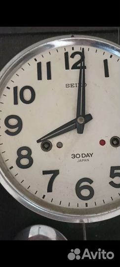 Старинные Часы настенные механические seiko с боем