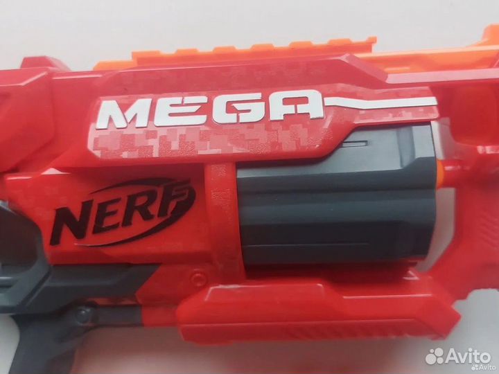 Бластер nerf мега циклоншок + патроны