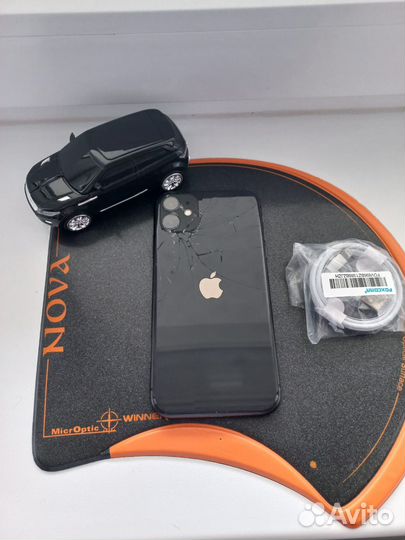 Телефон iPhone 11 черный (klds-5903)