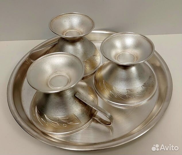 Набор мельхиор серебрение