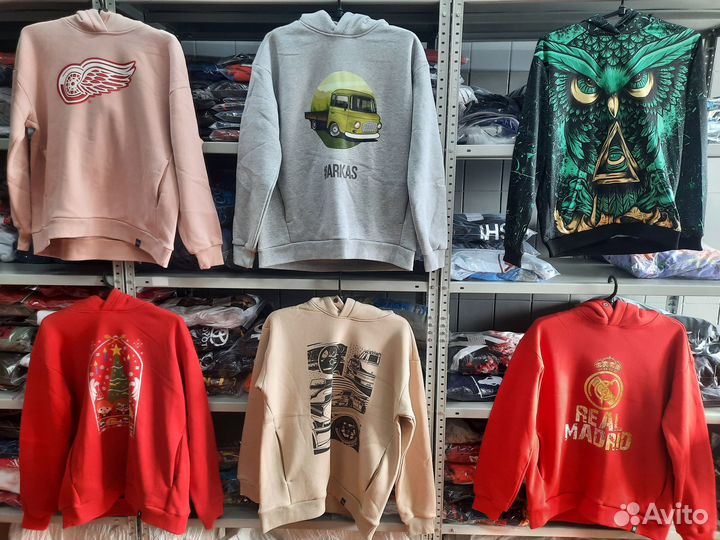 Остатки одежды в розницу