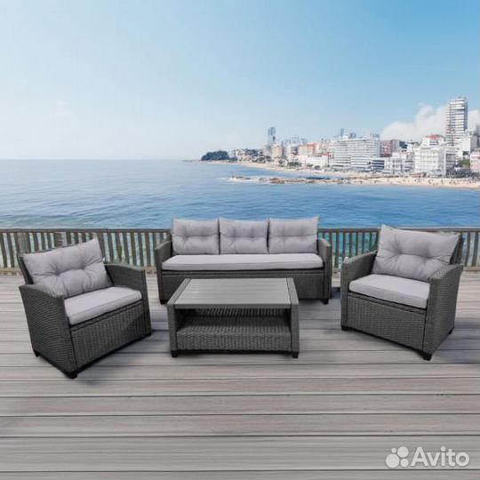 Комплект плетеной мебели для сада. Ярославль