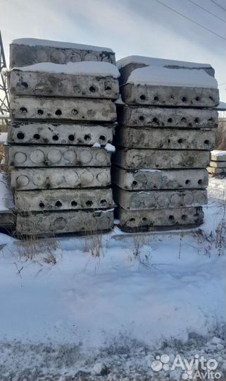 Плита перекрытия пустотная б/у