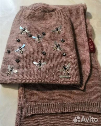 Комплект шапка и шарф