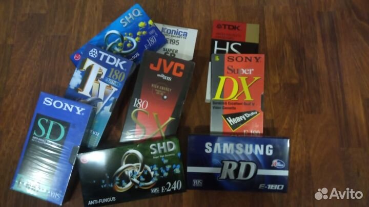 Видеокассеты запечатанные VHS