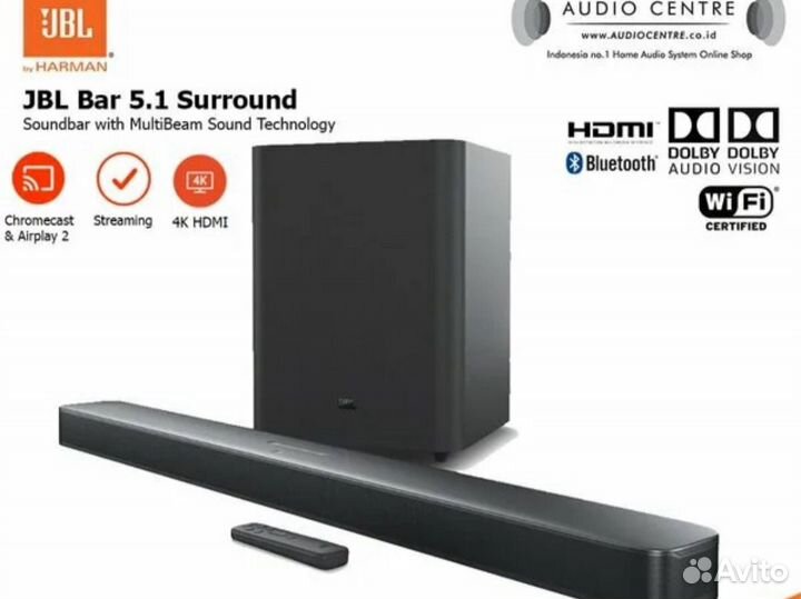 Саундбар JBL 5.1 surround