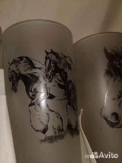 Набор стаканов хрусталь-стекло