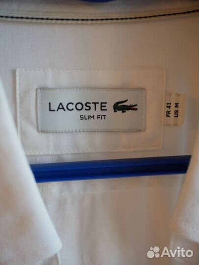 Рубашка мужская Lacoste slim fit M