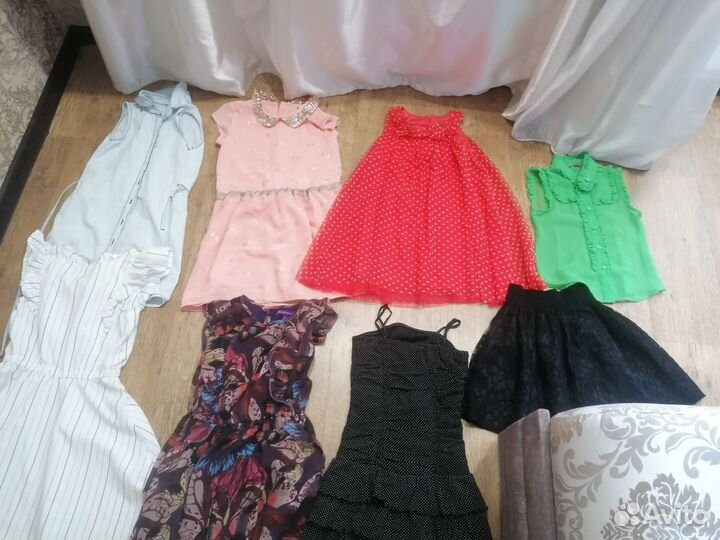 Огромный пакет вещей на девочку 116