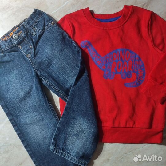 Джинсы для мальчика 98 104 bluezoo