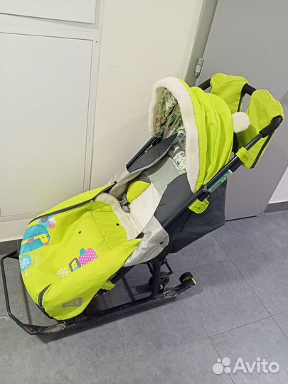 Детские санки с колесами