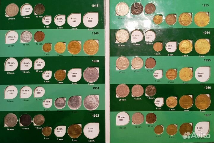 Монеты СССР в ассортименте