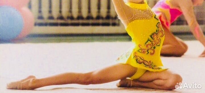 Купальник для художественной гимнастики 5-6-7лет
