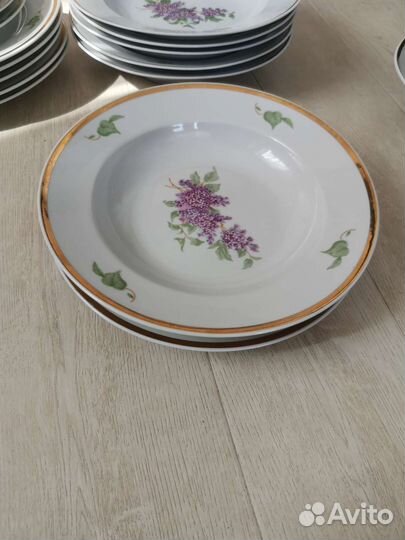 Столовый сервиз сирень дулево СССР