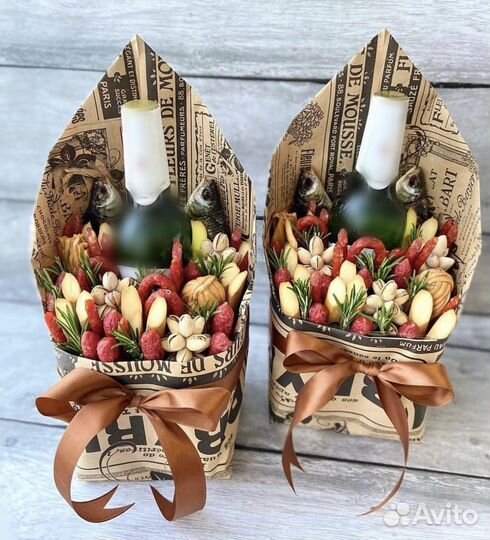 Мужские букеты съедобные