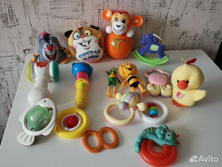 Грызунки, погремушки, мякиши