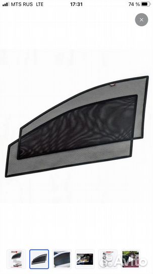 Каркасные шторки renault логан2