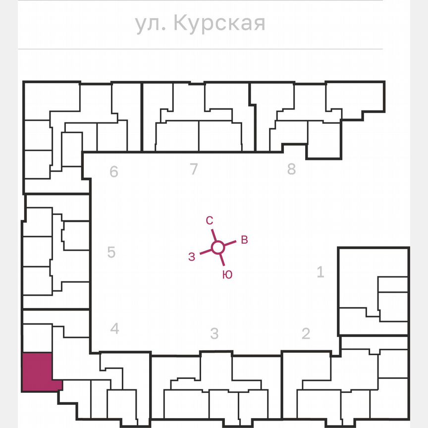 2-к. квартира, 60,1 м², 3/10 эт.