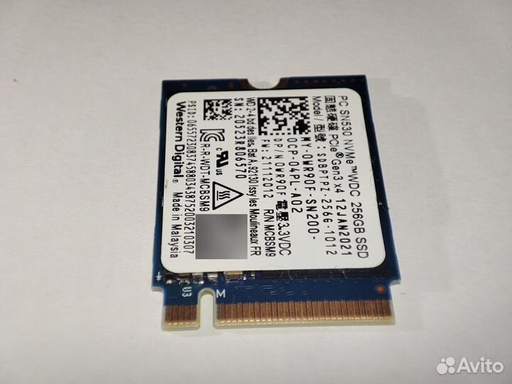 M.2 ssd 256gb Western Digital