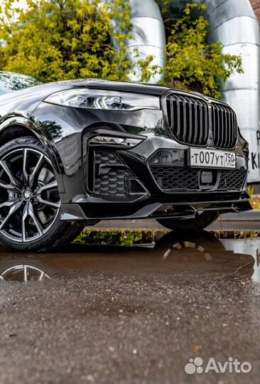 Юбка переднего бампера BMW X7 GRT