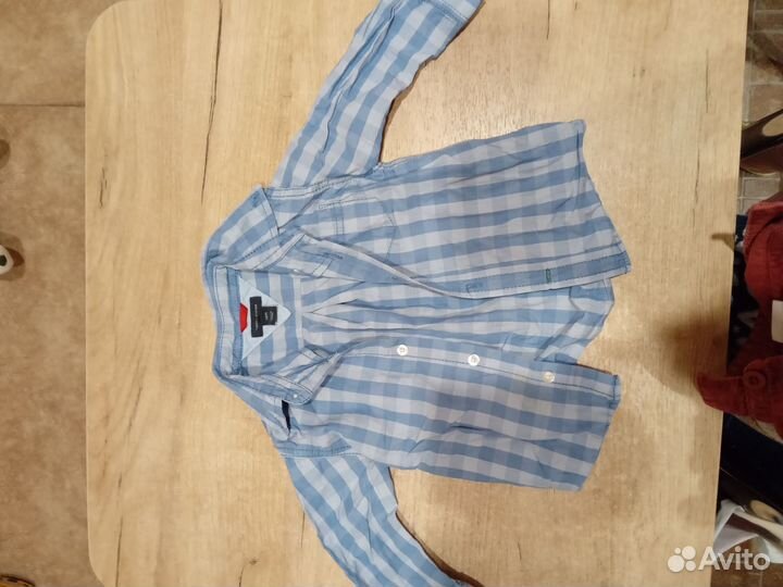 Рубашки детские с длинным рукавом