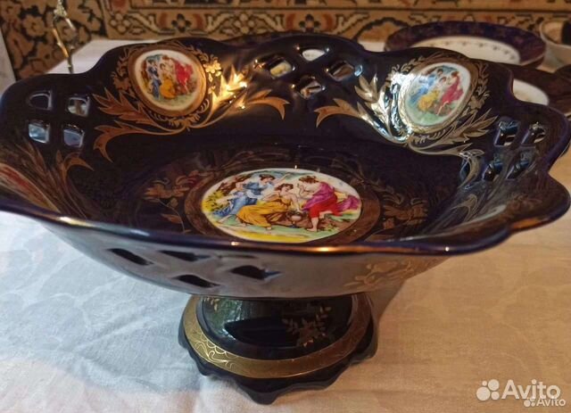 Ваза - фруктовница,мадонна, чехия