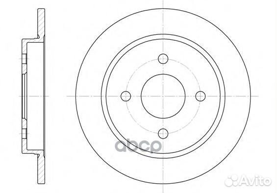 Диск тормозной 615500 Road house