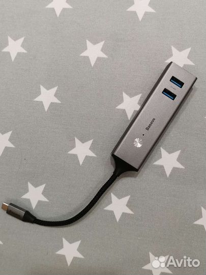 Хаб Baseus USB-C - USB3.0x3+USB2.0x2 (cahub-C0G)