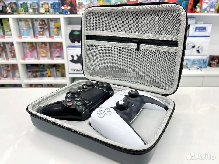 Сумка на молнии для двух геймпадов PS4 / PS5