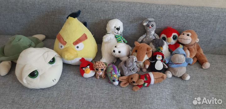 Мягкие игрушки пакетом