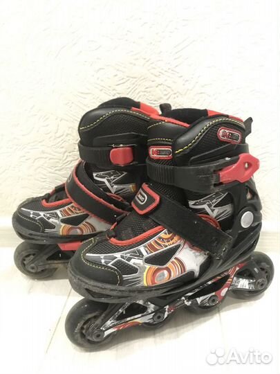 Коньки роликовые, раздвижные