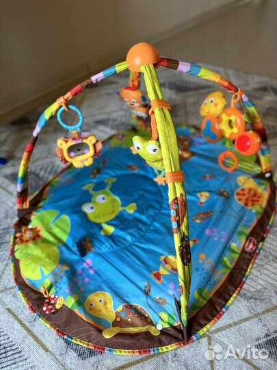 Развивающий коврик tiny love музыкальный