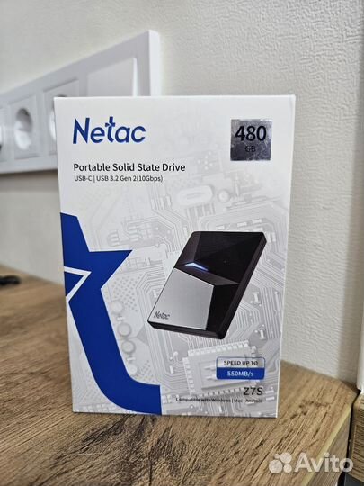 Внешний SSD диск 480Gb Netac Z7S